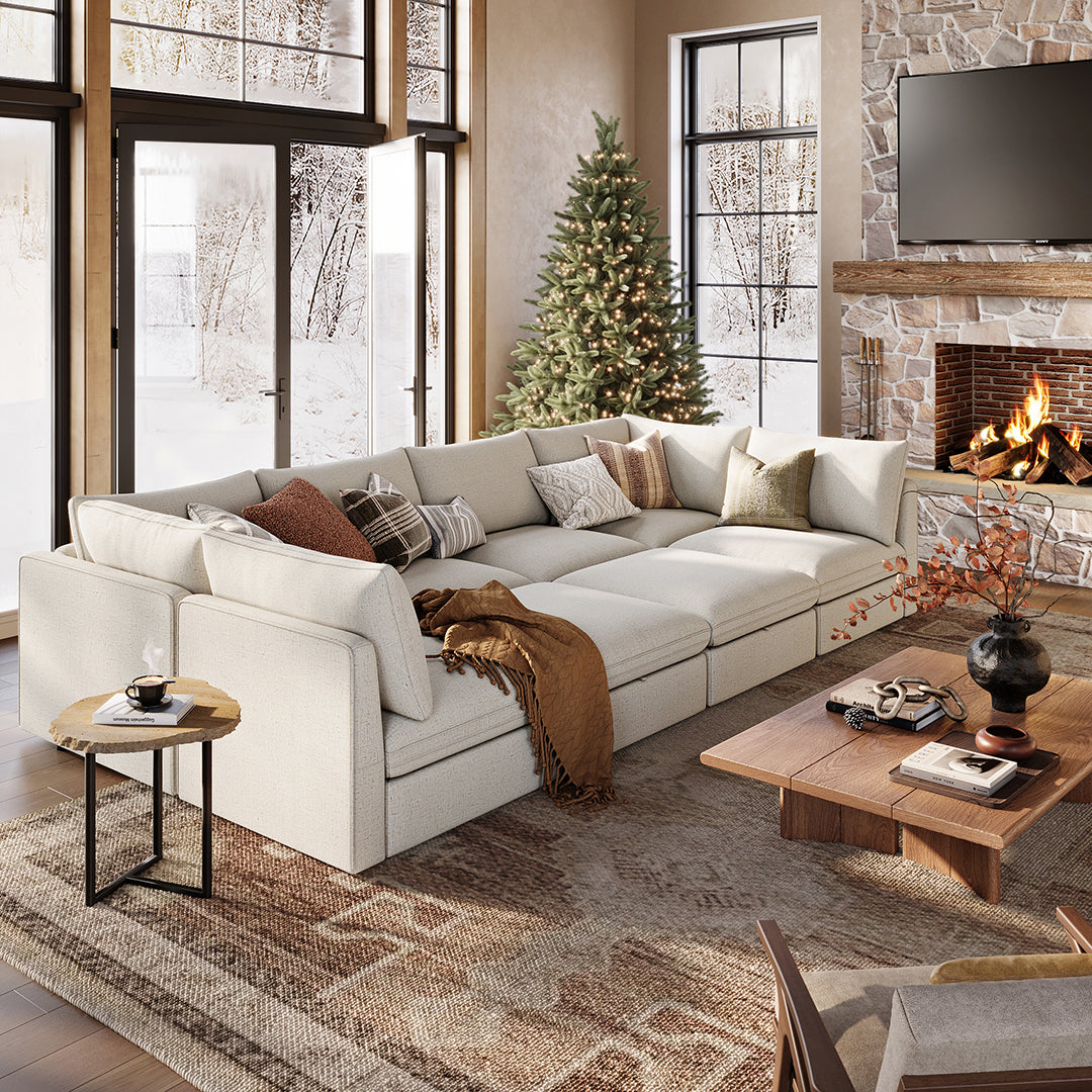 Hibernate in Style with a Modular Sofa Perfect for the Winter Season