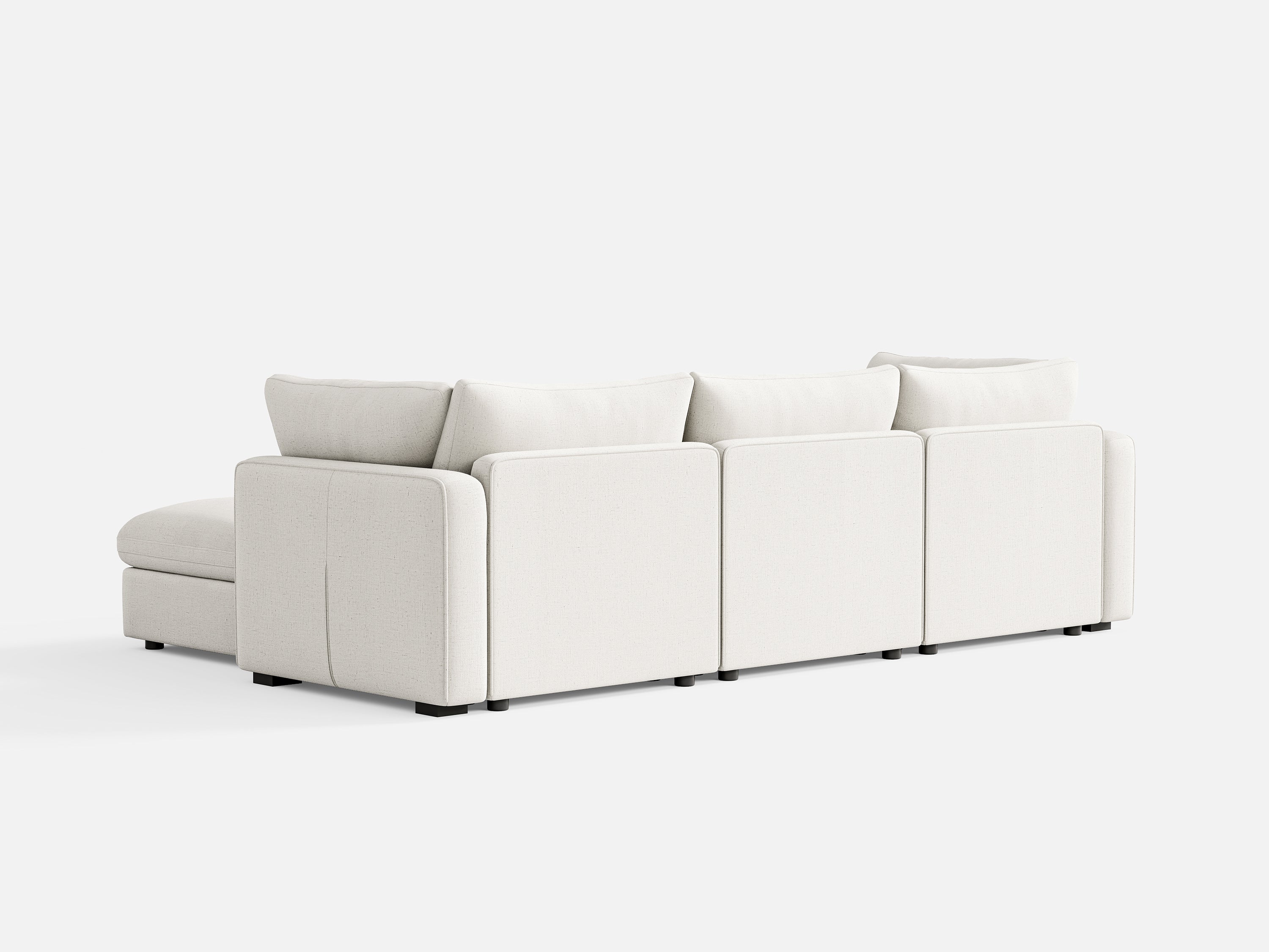 RUBIK V 3 Seats with Ottoman - LINSY HOME